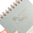 Load image into Gallery viewer, Journal Notebook Notepad | Grey Recycled Handmade Paper
