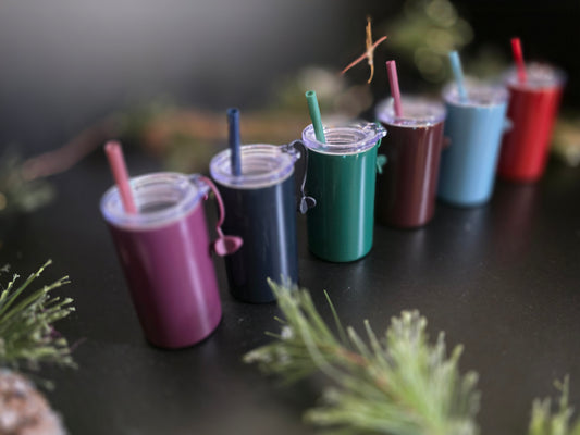 FILL I POUR Skinny Tumbler Keychain